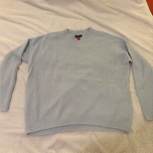 Vince Camuto Women's Light Blue Crewneck Sweater